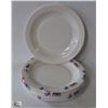 Image 1 : PACKAGE OF 6 OPAL CYPRESS 9" IVORY PLATES, MADE IN