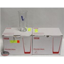 2 BOXES OF NEW TALL BEER GLASSES