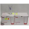 Image 1 : 2 BOXES OF NEW TALL BEER GLASSES