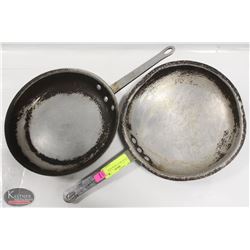 LOT OF TWO 12" FRYING PANS