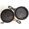 Image 1 : LOT OF 2 6" CAST IRON FRYING PANS