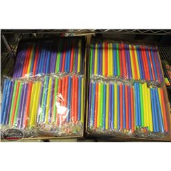 2 BOXES OF 8.5" BUBBLE TEA STRAWS