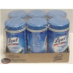 LOT OF 6 - 80 COUNT PACKS OF LYSOL DISINFECTING