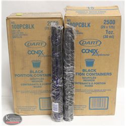 2 CASES OF 2500 DART CONEX 1 OZ PORTION CONTAINERS