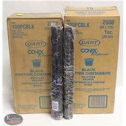 2 CASES OF 2500 DART CONEX 1 OZ PORTION CONTAINERS