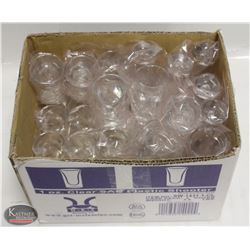 LOT OF 38 NEW 1 OZ PLASTIC SHOT GLASSES