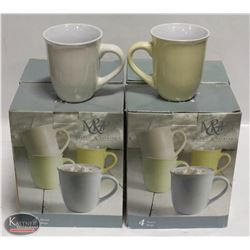 LOT OF 16 NEW MAYFAIR & JACKSON 12 OZ COFFEE MUGS