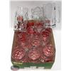 Image 1 : LOT OF 9 OKTOBERFEST-STYLE GLASS BEER MUGS