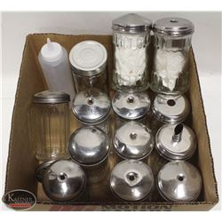 FLAT OF 12 TABLETOP SUGAR DISPENSERS