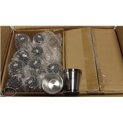 CASE OF 72 NEW PLASTIC & STAINLESS STEEL SHOT