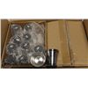 Image 1 : CASE OF 72 NEW PLASTIC & STAINLESS STEEL SHOT