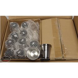 CASE OF 72 NEW PLASTIC & STAINLESS STEEL SHOT