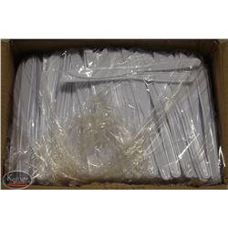 CASE OF 1000 CARY-OUT PLASTIC KNIVES