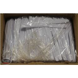 CASE OF 1000 CARY-OUT PLASTIC KNIVES