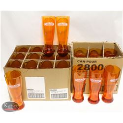 LOT OF 22 SHOCK TOP 20 BEER GLASSES