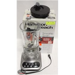 HAMILTION BEACH BLENDER, LIGHTLY USED - NOT NEW