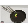Image 1 : STACK OF 3 ASSORTED FRYING PANS INCL: TWO 10.5"