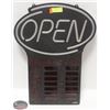 Image 1 : OPEN SIGN W/ BUSINESS HOURS DIGITAL DISPLAY