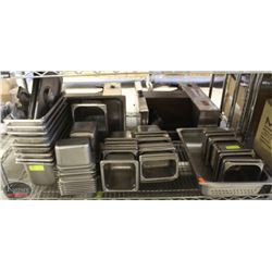 LARGE LOT OF ASSORTED STAINLESS STEEL INSERTS