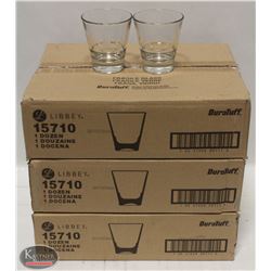 3 CASES OF LIBBEY 9 OZ ENDEAVOR ROCKS GLASSES