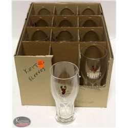 CASE OF 11 ALEXANDER KEITHS 16 OZ BEER GLASSES