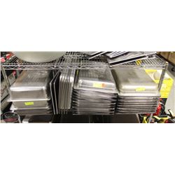 LARGE LOT OF ASSORTED FULL SIZE INSERTS & WATER