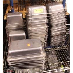 LOT OF APPROX 55 STAINLESS STEEL INSERTS