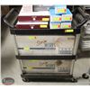 Image 1 : RUBBERMAID 3-TIER COMMERCIAL BUSSING CART