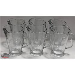 CASE OF NEW LIBBEY 60 OZ GLASS PITCHERS