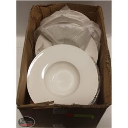CASE OF NEW & USED PASTA / SOUP PLATE