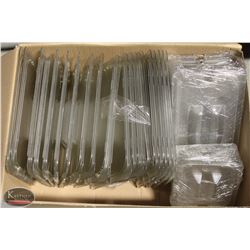 LARGE BOX OF POLYCARBONATE INSERT LIDS