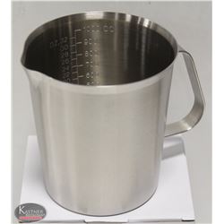 NEW 1000ML STAINLESS STEEL GRADUATED MEASURE