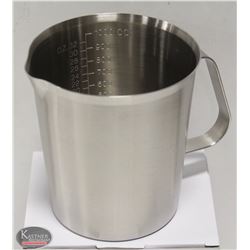 NEW 1000ML STAINLESS STEEL GRADUATED MEASURE