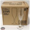Image 1 : CASE OF NEW LIBBEY 6 OZ FLUTE GLASSES