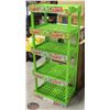 Image 1 : UPRIGHT 5-TIER  PLASTIC PRODUCT DISPLAY RACK