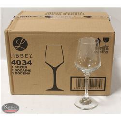 CASE OF NEW LIBBEY 8.3 OZ BRILLIANCE WINE GLASSES