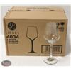 Image 1 : CASE OF NEW LIBBEY 8.3 OZ BRILLIANCE WINE GLASSES