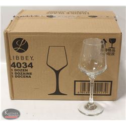 CASE OF NEW LIBBEY 8.3 OZ BRILLIANCE WINE GLASSES