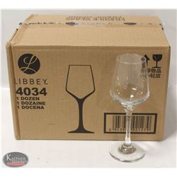 CASE OF NEW LIBBEY 8.3 OZ BRILLIANCE WINE GLASSES