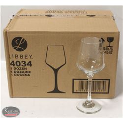 CASE OF NEW LIBBEY 8.3 OZ BRILLIANCE WINE GLASSES