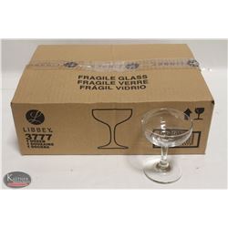 CASE (DOZEN) NEW LIBBEY 4.5 OZ CHAMPAGNE GLASSES