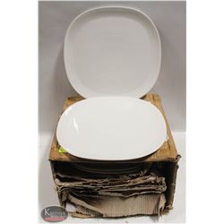 CASE OF NEW 12.5" DINNER PLATES APPROX. 15