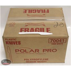 CASE OF POLAR PRO PLASTIC KNIVES (1000 TOTAL)