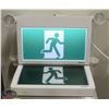 Image 1 : TWO STANPRO EMERGENCY EXIT GRAPHIC SIGNS