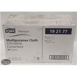 CASE OF TORK PREMIUM MULTI-PURPOSE CLOTH 570 WHITE