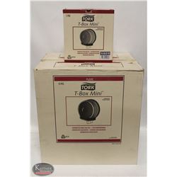 LARGE CASE OF TORK T-BOX MINI'S (12 UNITS EACH)