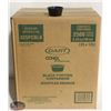 Image 1 : CASE OF DART 3.25 OZ DISPOSABLE BLACK PORTION CUPS