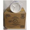 Image 1 : CASE OF 500 MULTI-PURPOSE 3 COMPARTMENT PLATES-9"