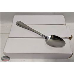 LOT OF 36 NEW JOHNSON ROSE PACIFICA DINNER SPOONS