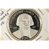 Image 1 : 2000 LIBERIA $20 SILVER PROOF US PRESIDENT